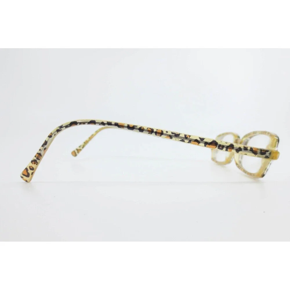 Jean Lafont Paris Lully 380 Eyeglasses Leopard Rectangular Frames 50-15-142